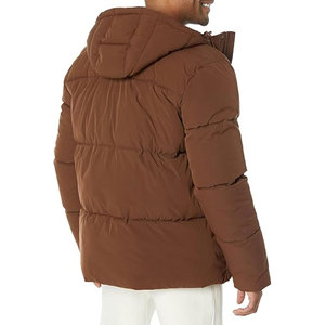 Chaqueta de burbujas para hombre con capucha de diseño único, impermeable, transpirable, ecológica, de invierno, con doble botonadura, lavable, para venta en línea - Product Image 4