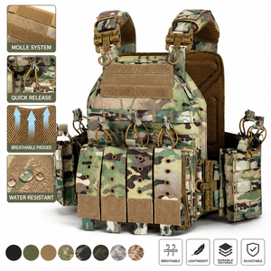 Porte-plaque léger à dégagement rapide en nylon 1000D Molle, <span class=keywords><strong>gilet</strong></span> tactique - Product Image 1