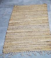 100% Natural Jute Jacquard Woven Fabric for Wholesale Kilim Rugs and Home Textile Manufacturing Braided Natural Fiber Rug
