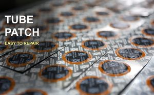 Réparation efficace, patch de pneus avec chambre à air vulcanisée à froid, 32mm rond 25mm, 96 pièces - Product Image 6