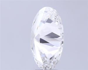 Cautivador diamante blanco suelto de forma ovalada con una simetría alargada impecable y un fuego helado excepcional para joyería personalizada. - Product Image 3