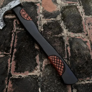 LEGACY BLADES Hacha Tomahawk de Acero con Alto Contenido de Carbono de Grado Industrial, Hoja Forjada a Mano, Mango de Madera de Fresno, Hacha para Exteriores OEM - Product Image 1
