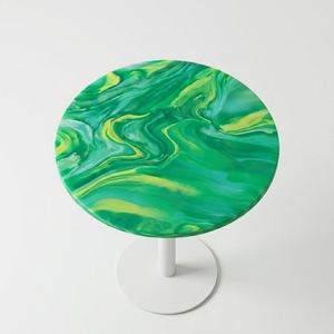 Mesa de Comedor de Plástico Reciclado, Diseño Moderno, Impermeable, Duradera, Ecológica, Apilable, Fácil de Montar, Fácil de Limpiar, para Exteriores - Product Image 4
