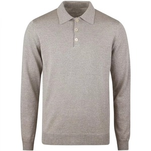 เสื้อสเวตเตอร์โปโลถักไหมพรมสำหรับผู้หญิง สีพื้น ทรงปกติ คอปกพับได้ สไตล์ลำลองสำหรับฤดูใบไม้ร่วง - Product Image 2