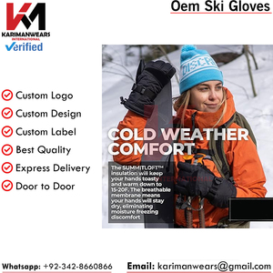 Gants en cuir sur mesure |   Équipement de marque au look minimaliste et discret de luxe |   Prix de gros d'usine - Product Image 5