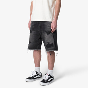 Shorts de Mezclilla para Hombre, Estilo Urbano de Verano, Corte Desgastado, Personalizados y de Alta Calidad - Product Image 1