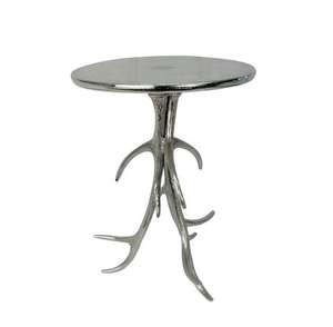 Mesa Auxiliar de Lujo Hecha a Mano, Mesa de Centro Contemporánea Personalizada con Acabado en Níquel Cromado, Superventas - Product Image 2