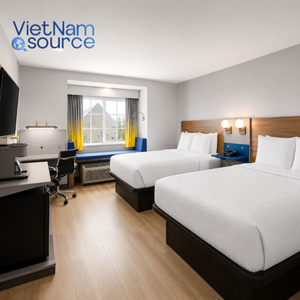 Colección de Muebles de Interior para Hoteles Microtel Refinados, con Muebles de Habitación Modernos y Decorativos HPL, Proveedor de Vietnam - Product Image 1