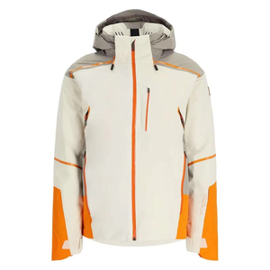 Veste de ski/snowboard d'hiver personnalisée avec logo imprimé, imperméable, coupe-vent, respirante, à capuche zippée, polyester/coton, très vendue - Product Image 1