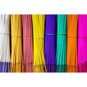 Bâtons d'encens indiens Agarbatti de 9 pouces couleur charbon de bois, parfums assortis, graines d'anis étoilé, origine Tamil Nadu, de la marque Buyer Brand, le meilleur choix - Product Image 1