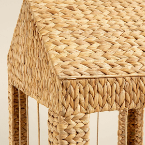 Panier de rangement pour jouets en jacinthe d'eau tressé à la main, panier de rangement écologique fabriqué au Vietnam, fournisseur B2B - Product Image 4