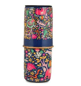 Botella de Agua de Cobre con Diseño de Bosque Encantado, Juego de Vasos de Cobre con Arte Folclórico de Vida Silvestre, Regalo Ayurvédico, Artículos para Bebidas de Primera Calidad - Product Image 3