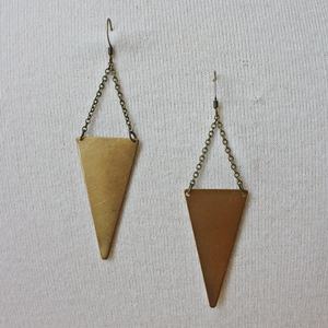 Bijoux de luxe écologiques haut de gamme, fabriqués à la main, modèle 6, en cuivre et laiton durables, pour les fêtes, design exclusif, cristal, nouveauté - Product Image 1