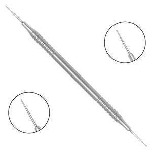 Pousse-cuticules double face en acier inoxydable pour manucure et nail art, avec spatule de retrait - Product Image 6