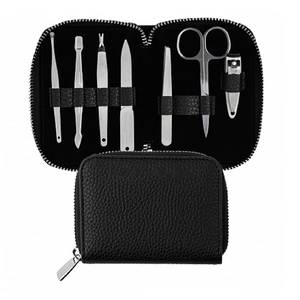 Classic Stainless Steel 10 in 1 Nail Kit with Single Spring Clipper Scissors and Tools in Portable <b>Case</b> for Manicure - Product Image 3