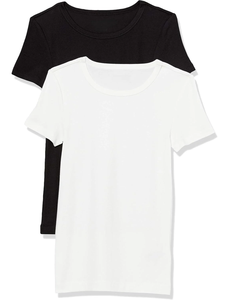 Women's Casual Summer T Shirt Lightweight Soft Cotton Breathable Short Sleeve Round Neck Fashion <b>Top</b> Custom Logo Private Label - Product Image 1