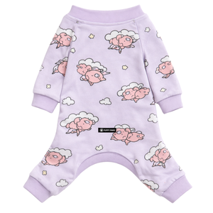 Pijamas para perros con estampado de cerdo volador, ropa de dormir suave y elástica para mascotas, ropa de dormir transpirable y acogedora para todas las estaciones, ropa de dormir para perros pequeños y medianos, ropa para interiores - Product Image 5