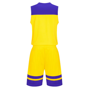 Hot Sale Custom Reversible Basketball Uniform 100% Polyester Eco-Friendly Breathable Quick Dry Adult Custom Team Name - Product Image 3