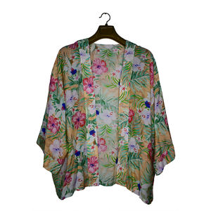 Pijama Kimono corto de lino y viscosa con patrón personalizado de la mejor calidad, ropa de dormir con estampado Digital supersuave, pantalones de invierno MOQ bajos - Product Image 4