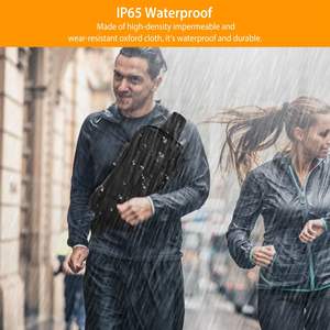 Sac à bandoulière tactique imperméable antivol pour homme avec port de chargement USB, sac à dos messager - Product Image 4