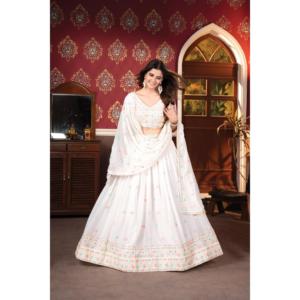 LIKSHA'S 6 LENTEJUELAS PESADO BORDADO LEHENGA CHOLI 146 - Product Image 6