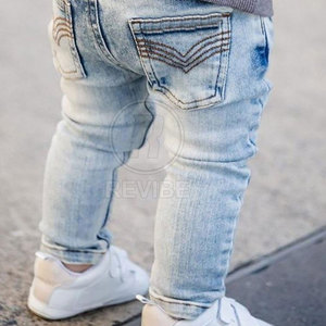 Daily Wear Lightweight Casual Comfortable <b>Soft</b> Touch Relaxed Fit Kids Boys <b>Jeans</b> Pant 100% Cotton Breathable - Product Image 2