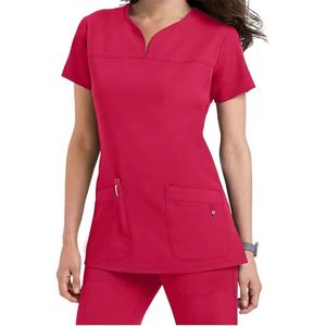 HIGH QUALITY Top Medical <b>Scrubs</b> Nursing Fashion Style Uniform Hospital <b>Clothes</b> for Women Very Soft - Product Image 2