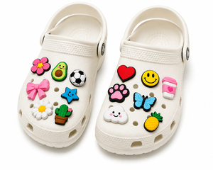 Breloque de chaussure en PVC, logo personnalisé, fabricant OEM, accessoire décoratif pour chaussures, marque privée, fournisseur en gros, exportation mondiale - Product Image 6