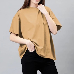 Vente en gros de hauts rafraîchissants personnalisés pour femmes, t-shirts décontractés d'été respirants vierges, fournisseur OEM de vêtements streetwear à manches courtes pour femmes - Product Image 3