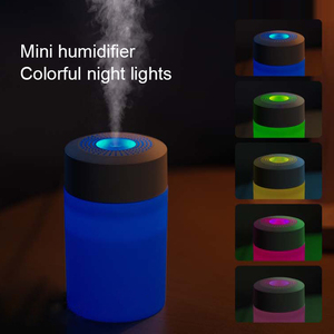 Nuevo humidificador de <span class=keywords><strong>aire</strong></span> de coche pequeño de escritorio de niebla fría ultrasónico actualizado Mini humidificador Led encantador Usb para <span class=keywords><strong>el</strong></span> hogar - Product Image 4