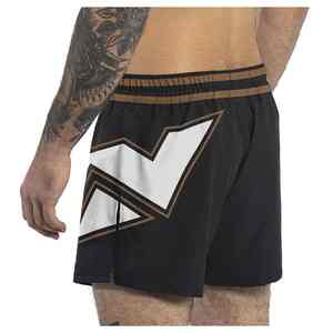 Pantalones cortos de entrenamiento de boxeo con sublimación digital personalizada, shorts de kick boxing y grappling para artes marciales. - Product Image 3