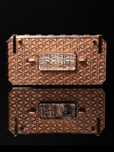 Chelino Sanchez Colgante de Moissanita Chapado en Oro Rosa de Plata 925, Estilo Cassette, Iced Out, Temática Hip Hop Rapper Bling para Hombre - Product Image 5