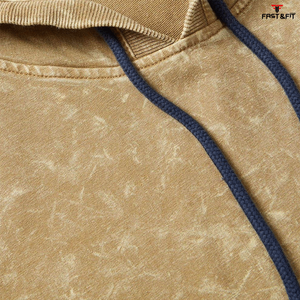 Collection 2026 – Sweat à capuche homme coupe classique avec logo personnalisé, broderie 3D, effet délavé, 100 % coton écologique – Le meilleur pour l'hiver - Product Image 4