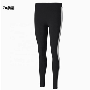 TWILL SPORTS Wholesale Breathable Summer Comfortable Soft Cotton/Bamboo High Waist <b>Tummy</b> <b>Control</b> Seamless Yoga Leggings Women - Product Image 5