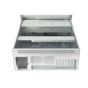 Industrial Chassis 1U Rack Mount Server <b>Case</b> Black Metal With USB Ports And Ventilation Grille - Product Image 2