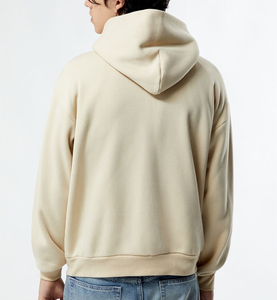 เสื้อฮู้ดดี้ผู้ชายแบบ OEM สั่งทำพิเศษ ผ้าฝ้าย 100% เป็นมิตรกับสิ่งแวดล้อม ระบายอากาศได้ดี กันน้ำ ไม่หดตัว มีกระเป๋า ดีไซน์สำหรับฤดูหนาว พร้อมสกรีนลายโปรโมชั่น - Product Image 6