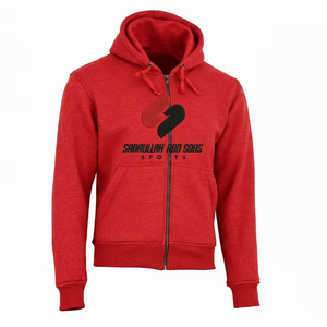 Sweat-shirt à capuche zippé pour homme de qualité supérieure, personnalisable, respirant, vêtements de sport décontractés, fournisseur en gros - Product Image 1