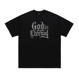 เสื้อยืดโอเวอร์ไซส์ผ้าคอตตอนหนานุ่ม พิมพ์ลายกราฟิกฮิปฮอปสตรีทแวร์แบบจัมโบ้ ประดับด้วยคริสตัล สำหรับผู้ชาย - Product Image 5