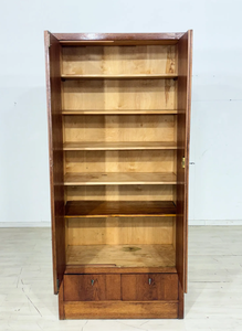 ตู้เสื้อผ้าไม้มะม่วงสไตล์เรโทร พร้อมบานเลื่อน ดีไซน์อินดัสเทรียลรัสติก สำหรับห้องนอนและห้องนั่งเล่น - Product Image 2