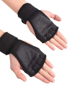 Gants de fitness unisexes antidérapants à demi-doigts en polyester de haute qualité avec support de poignet Geo Brothers Company – Nouveauté 0,5 kg - Product Image 3