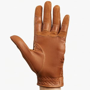 Gants d'équitation en cuir légers et personnalisables, unisexes, nouveau stock, confortables, durables, respirants, pour l'été - Product Image 3