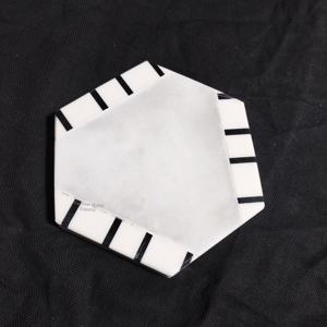 Posavasos elegantes con incrustaciones de resina y mármol azul para bebidas regalo perfecto para inauguración de la casa y aniversarios decoración y accesorios - Product Image 5