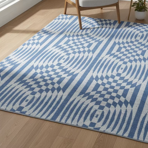 Alfombra Kilim de algodón al por mayor, alfombra amigable con mascotas antibacterias con patrón floral para pedidos a granel - Product Image 1