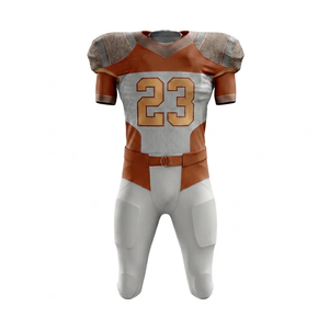 Uniforme de football américain de haute qualité OEM, 100 % polyester, couleur unie, pour hommes - Product Image 6
