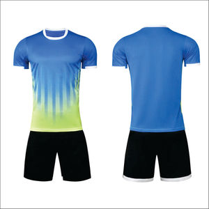 Ventes chaudes, maillots de football unisexes personnalisés avec logo, saison printemps, manches courtes, 100% polyester, séchage rapide, uniformes de football professionnels, prix bas - Product Image 5