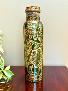 Botella de Agua de Cobre de Entrega Rápida, Envío Exprés, Acabado Liso, Venta al por Mayor - Product Image 3