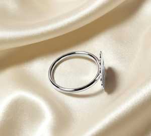 Anillo de plata de ley 925 con diseño de dólar de arena, inspirado en el océano, hecho a mano, joyería náutica costera para mujer - Product Image 4