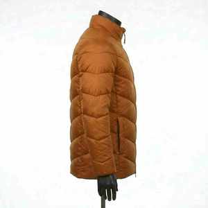 Women's <b>Quilted</b> Jacket Solid Color Stand Collar Full Sleeve Zipper Closure Winter Warm Polyester <b>Wadding</b> Regular Length - Product Image 2