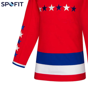 Jersey de Hockey sobre Hielo Personalizado, Sublimado, al por Mayor, Transpirable, Diseño de Equipo, con su Propio Logotipo, de Alta Calidad - Product Image 4