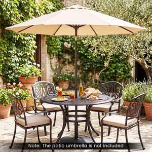 Base per Ombrellone da Esterno in Cemento con Motivo Rattan Quadrato per Hotel, Parchi e Arredamento da Giardino - Product Image 2